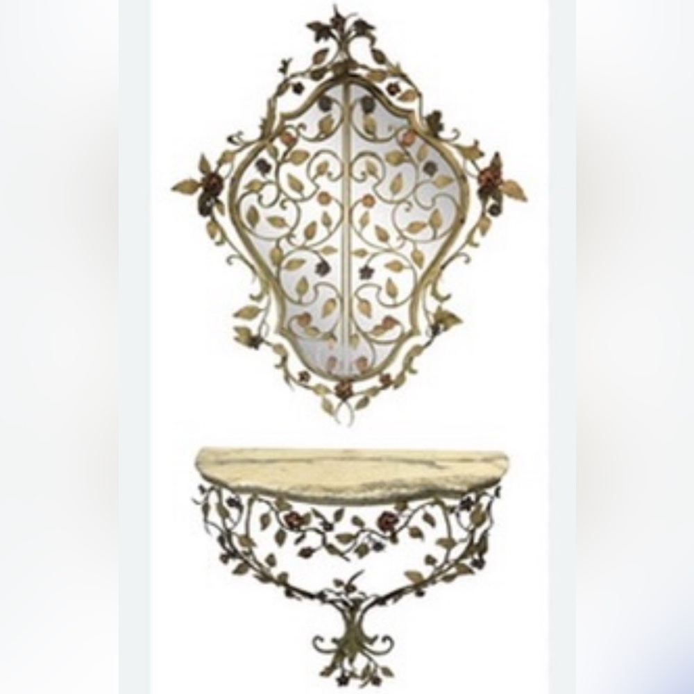 Vintage-Inspired multi colors  Mirror Wall Decor Hollywood Regency.
